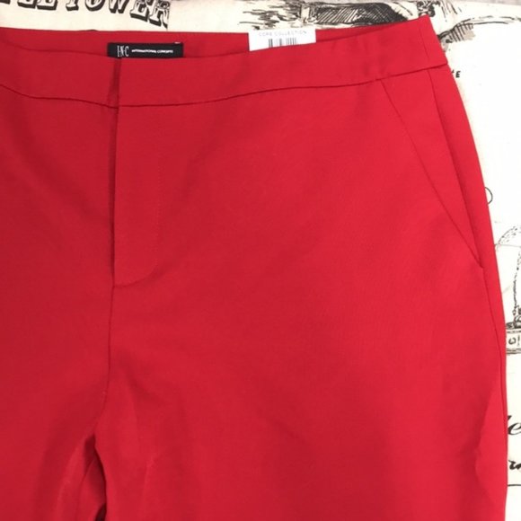 INC International Concepts Cropped Straight-Leg Pant - Picture 3 of 6